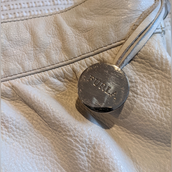 FURLA Genuine Italian Leather Bag with Twisted Strap - Picture 2 of 10